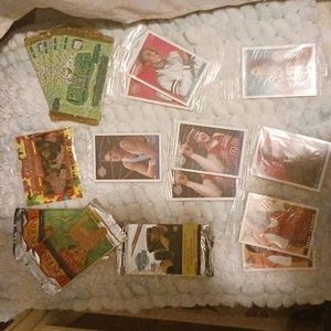 17 Trader Cards still in there packages.